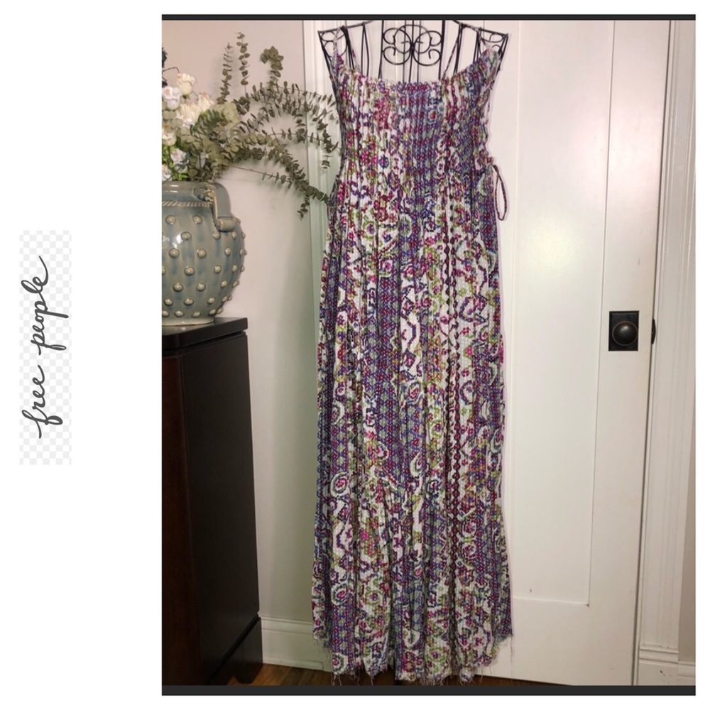 🦋NWOT FREE PEOPLE Multi-Side Laced Maxi🦋